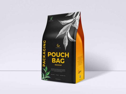 Packaging Pouch Bag Mockup