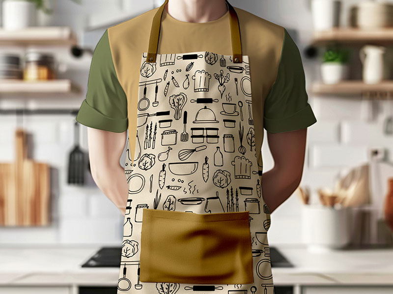 Free Apron PSD Mockup